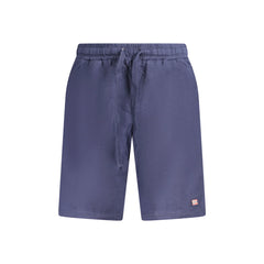 Norway 1963 Short Calças Bermuda Homem Azul Logo