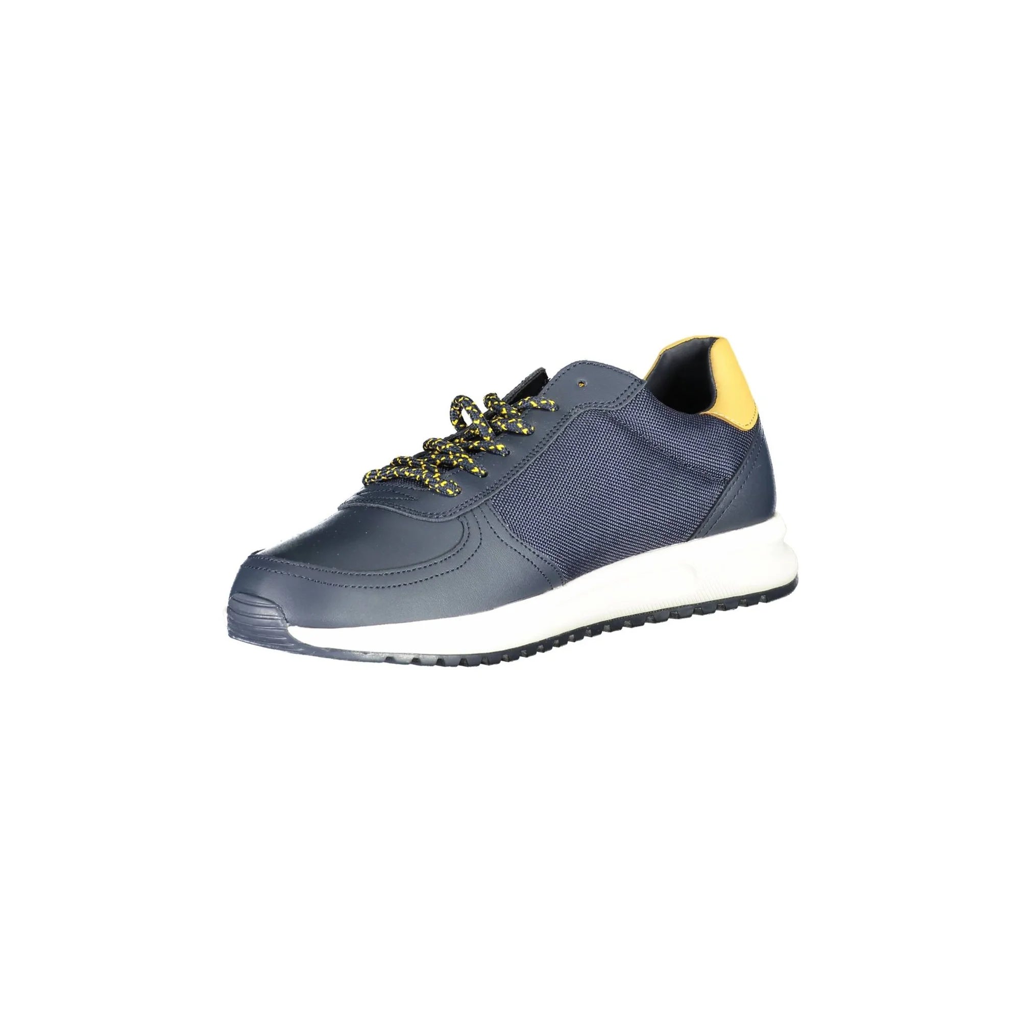 TOMMY HILFIGER Scarpe Sneakers Uomo Blu con Lacci e Logo - vista 3