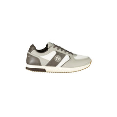 Navigare Sneakers Uomo Bianche Dettagli a Contrasto