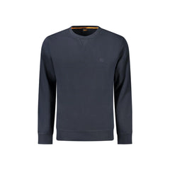 Boss Felpa Maniche Lunghe Uomo Blu Ricamo