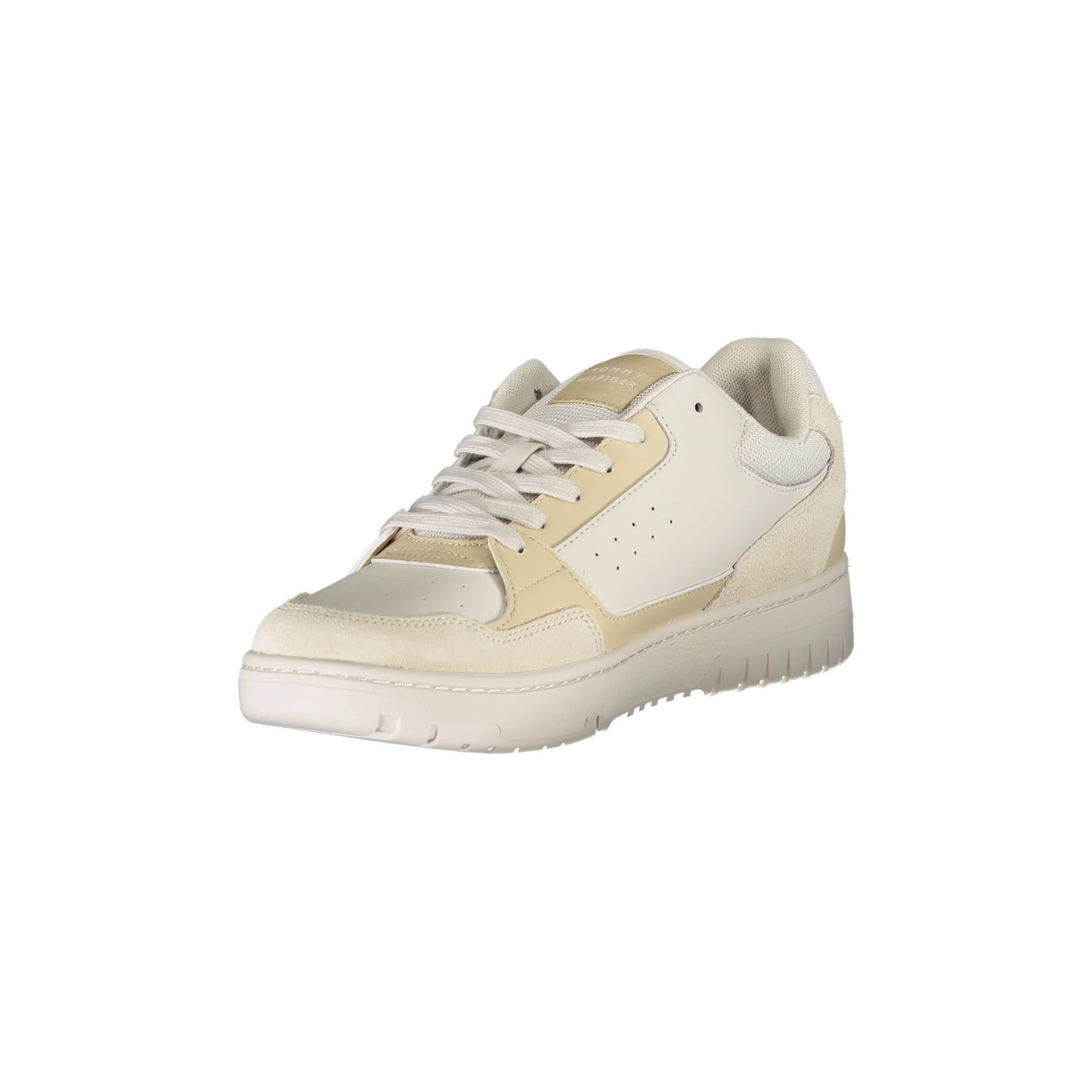 TOMMY HILFIGER Scarpe Sportive Uomo Beige con Dettagli a Contrasto Sneakers - vista 3