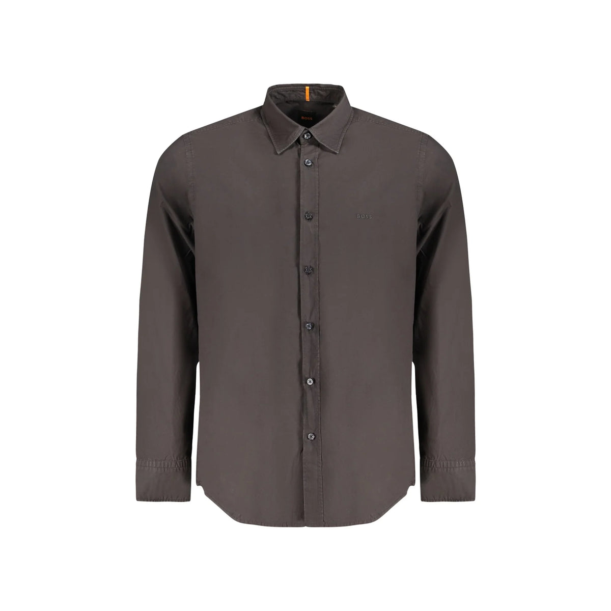 HUGO BOSS CAMICIA MANICHE LUNGHE UOMO NERO