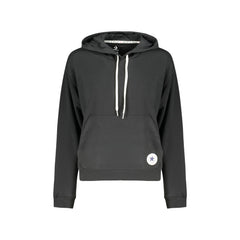 Converse Felpa Maniche Lunghe Donna Nera Logo