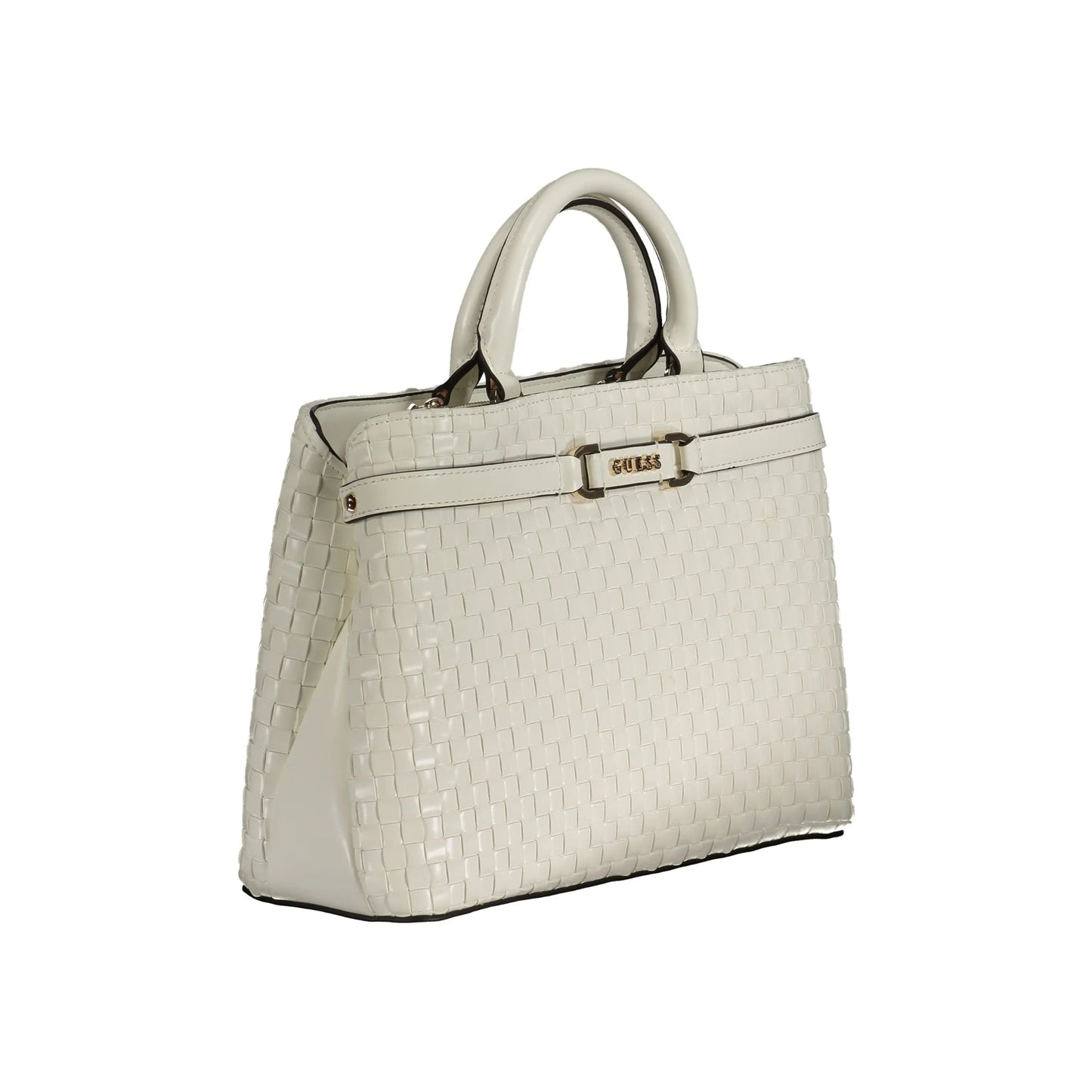 GUESS JEANS Borsa Donna MAJKA Bianca con Tracolla e Doppio Manico Borse bianco - vista 3