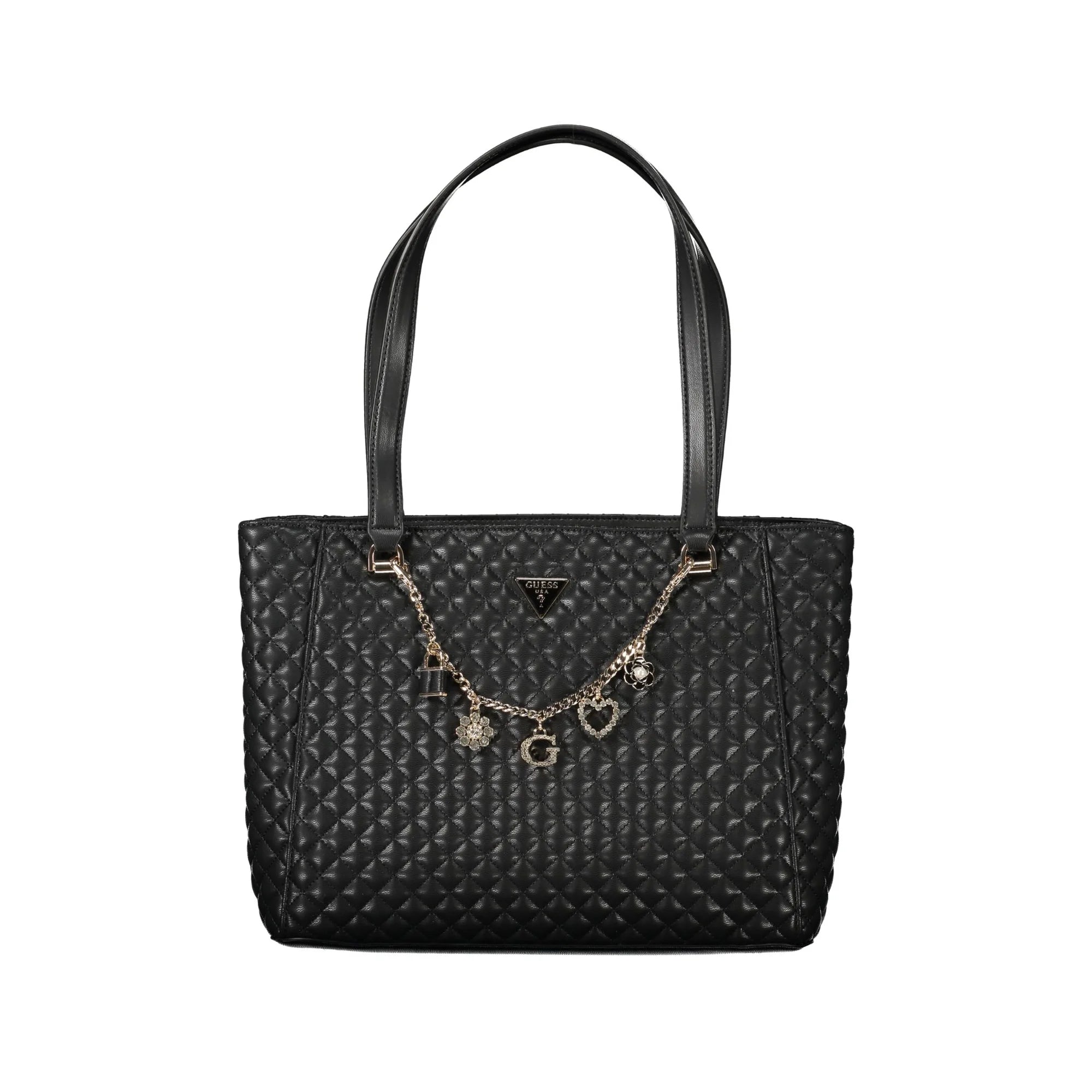 Guess Jeans Borsa a Spalla Donna Nera Zip Borse Nero - foto prodotto