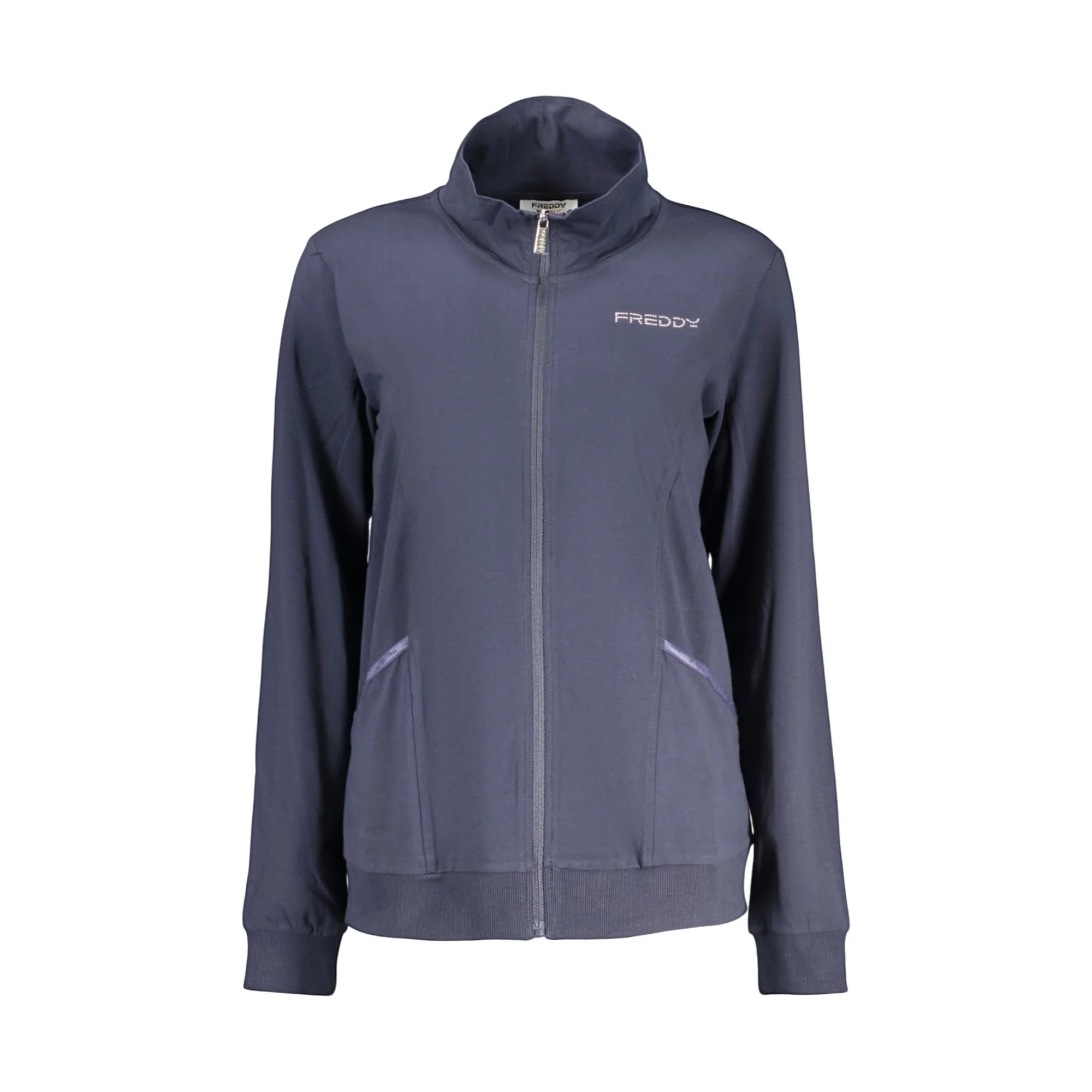 FREDDY FELPA CON ZIP DONNA BLU