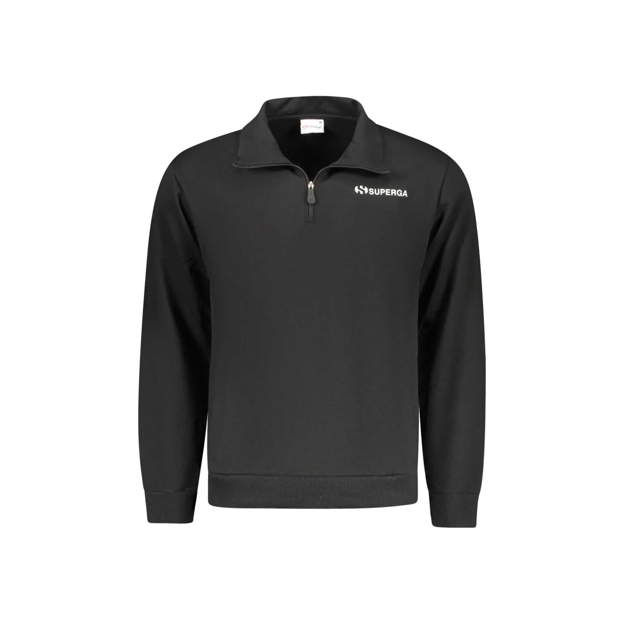 SUPERGA FELPA SENZA ZIP UOMO NERO
