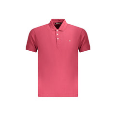 Napapijri Polo de Manga Corta Hombre Roja Bordado