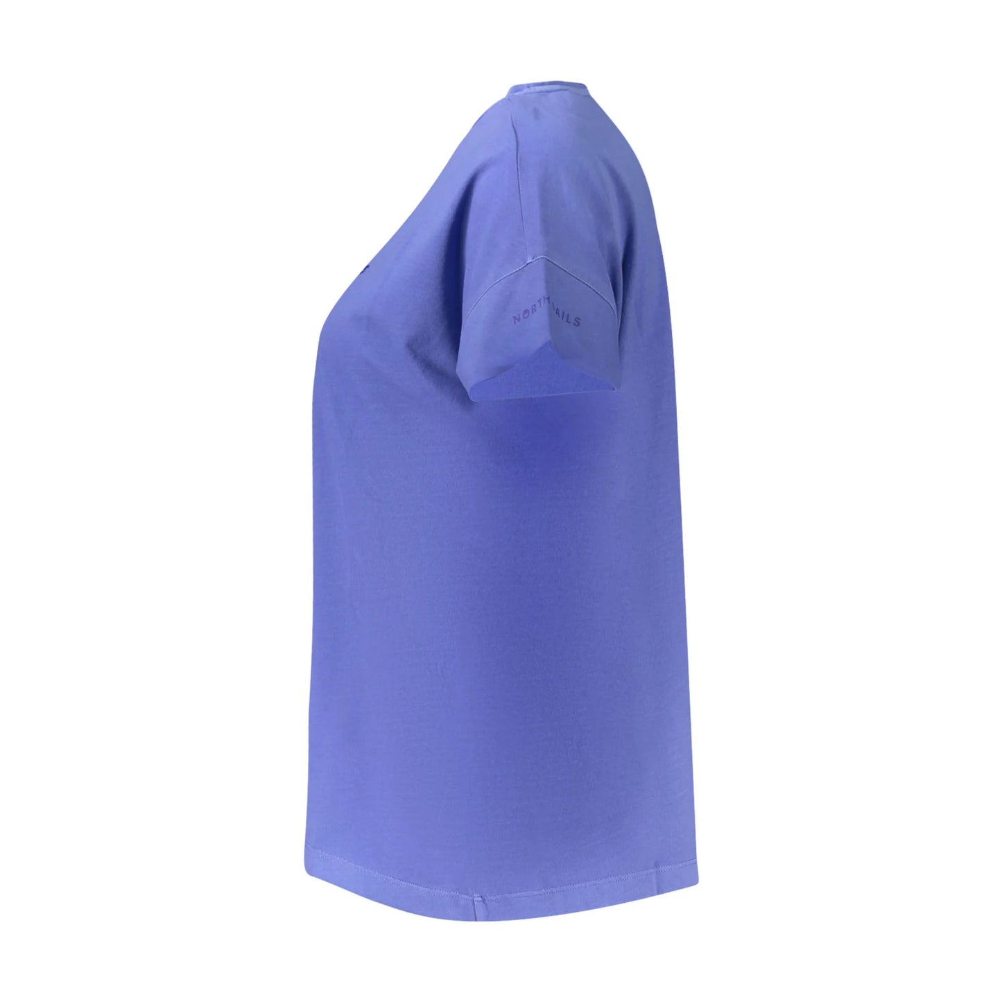 North Sails T-Shirt Maniche Corte Donna Blu Stampa in Rilievo - vista 3