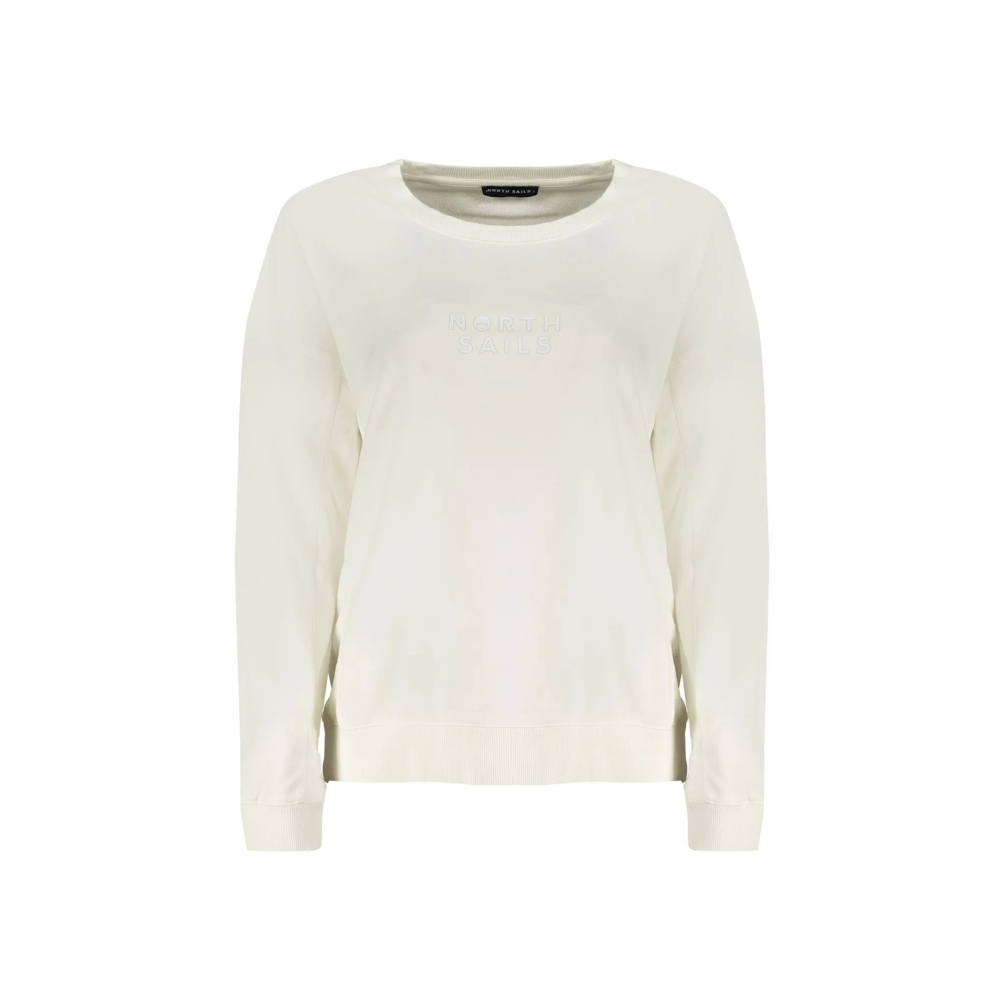 NORTH SAILS FELPA SENZA ZIP DONNA BIANCO