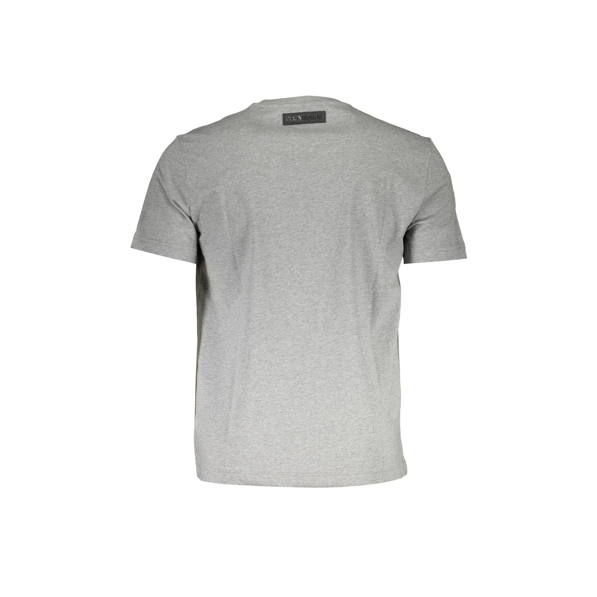 PLEIN SPORT T-SHIRT MANICHE CORTE UOMO GRIGIO