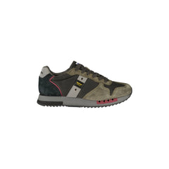 BLAUER Sneakers Mænd Sorte med Snørebånd og Kontrastdetaljer