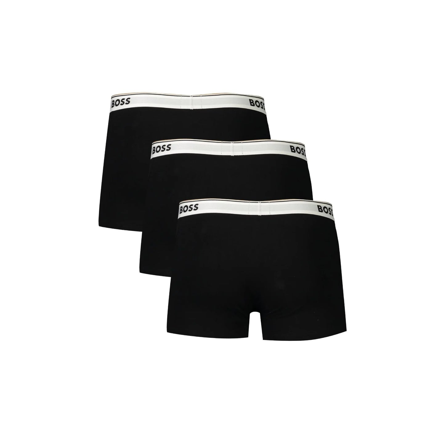 Boss Boxer Uomo Nero Stampa Logo Intimo - vista 2