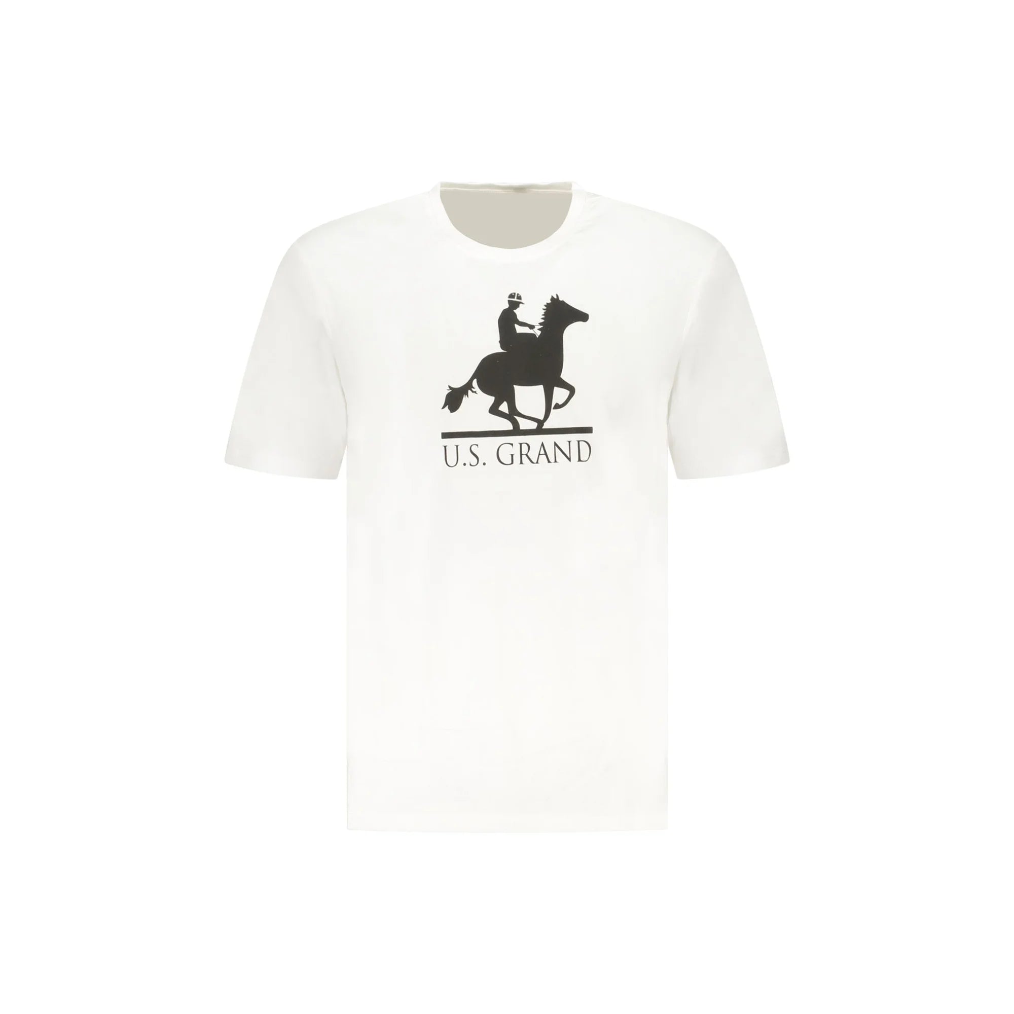 U.S. GRAND POLO T-SHIRT MANICHE CORTE UOMO BIANCO