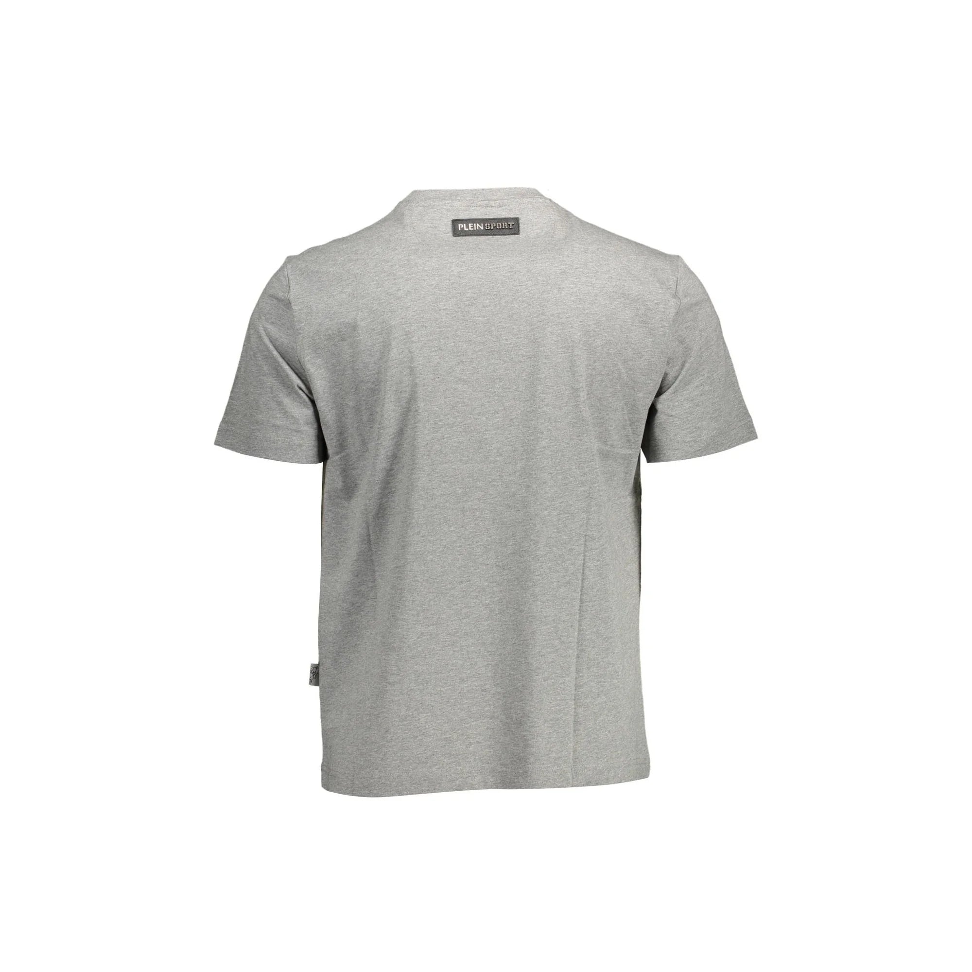 PLEIN SPORT T-SHIRT MANICHE CORTE UOMO GRIGIO
