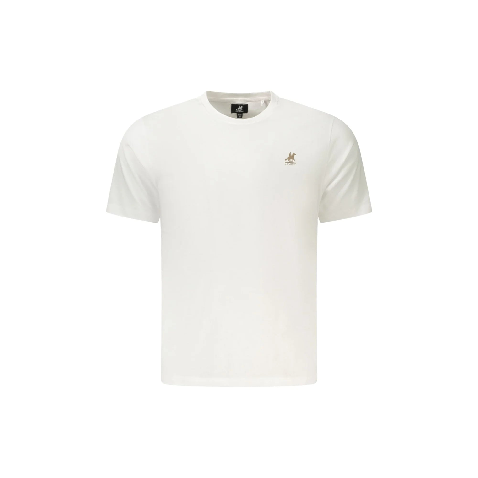 U.S. GRAND T-SHIRT MANICHE CORTE UOMO BIANCO