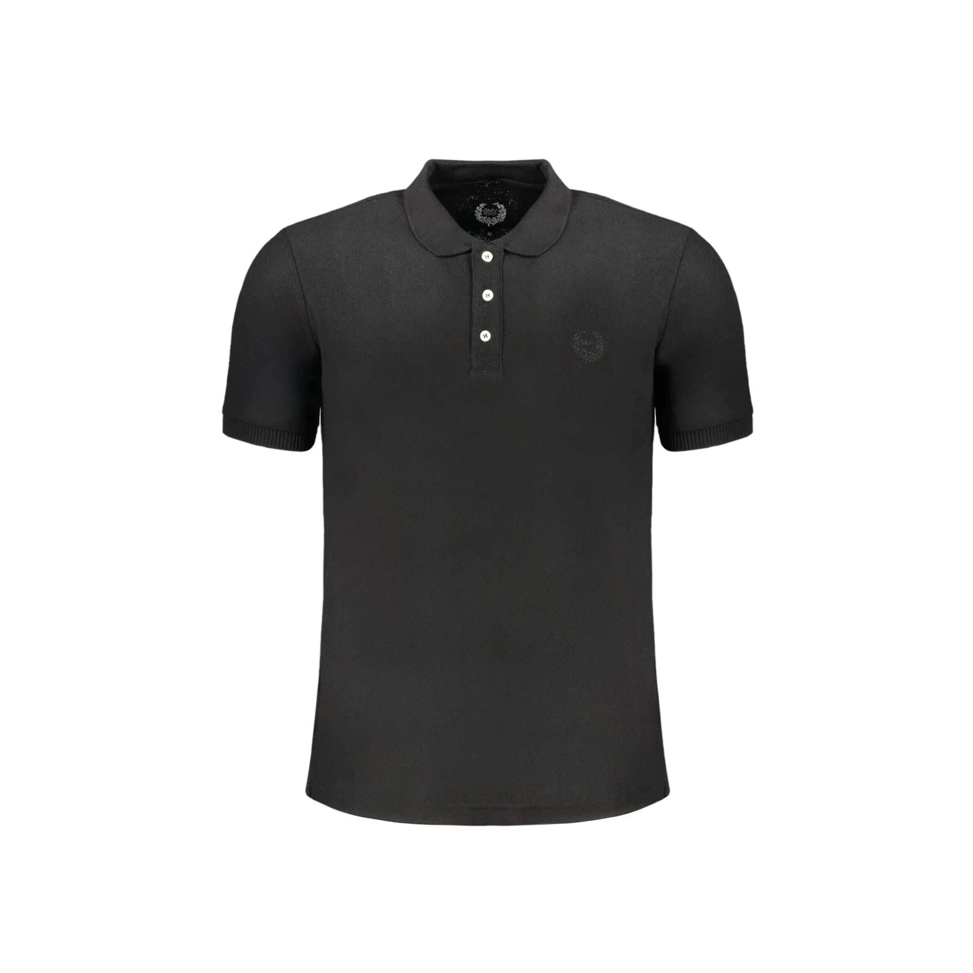 GIAN MARCO VENTURI POLO MANICHE CORTE UOMO NERO