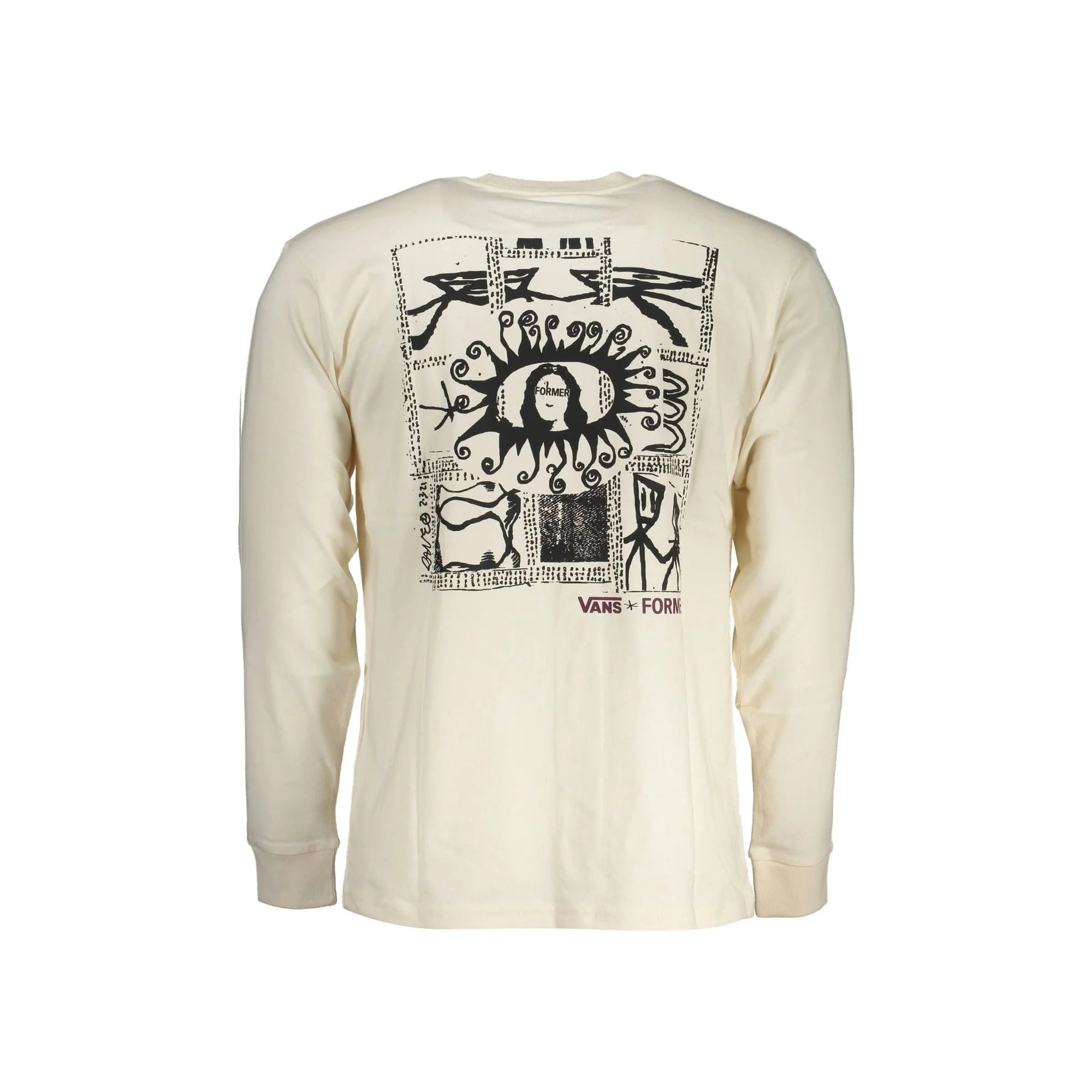 VANS T-SHIRT MANICHE LUNGHE UOMO BIANCO