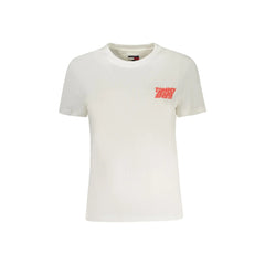 Tommy Hilfiger T-Shirt Maniche Corte Donna Beige Stampa