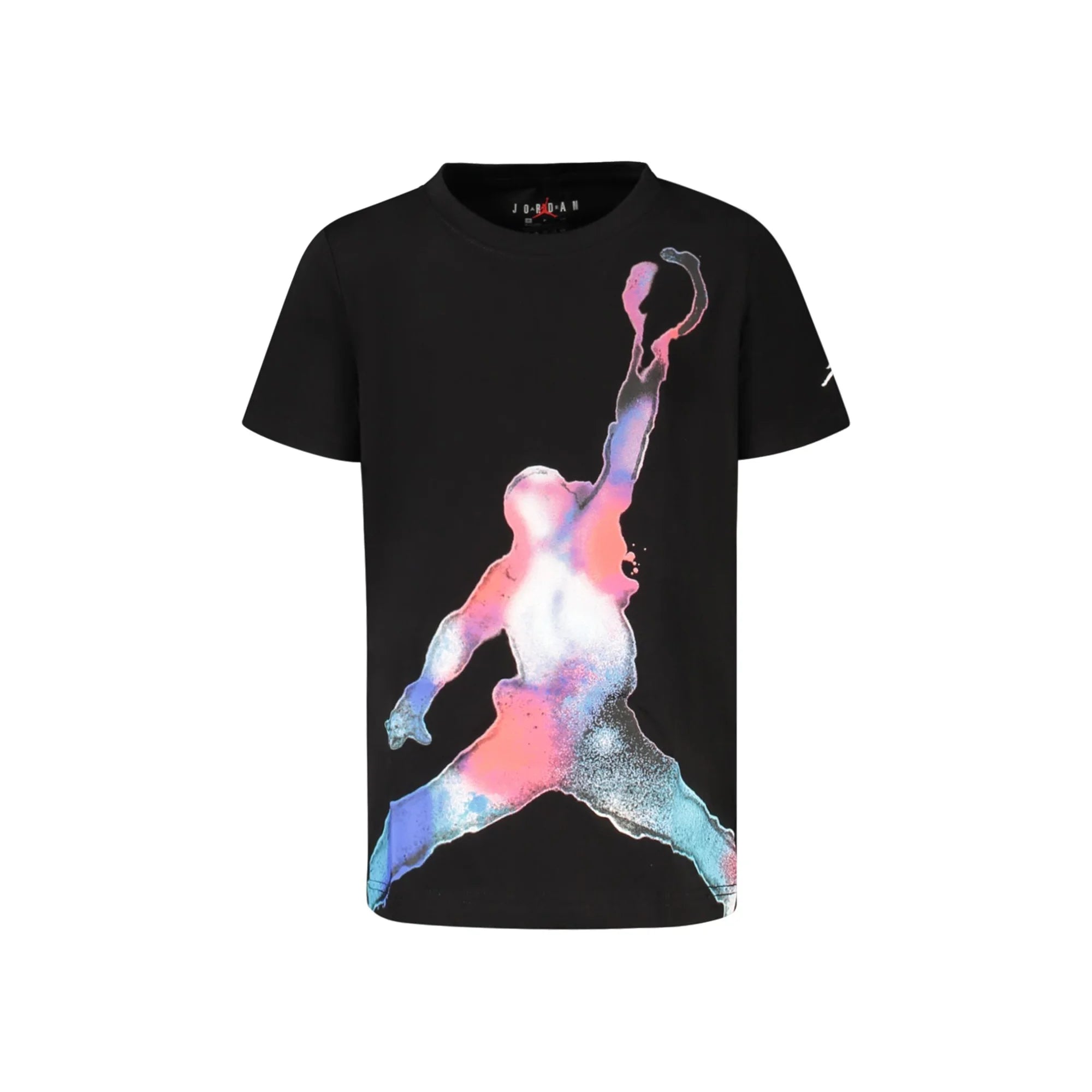 JORDAN T-SHIRT MANICHE CORTE BAMBINO NERO