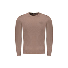 Cavalli Class Maglia Uomo Marrone Girocollo con Logo