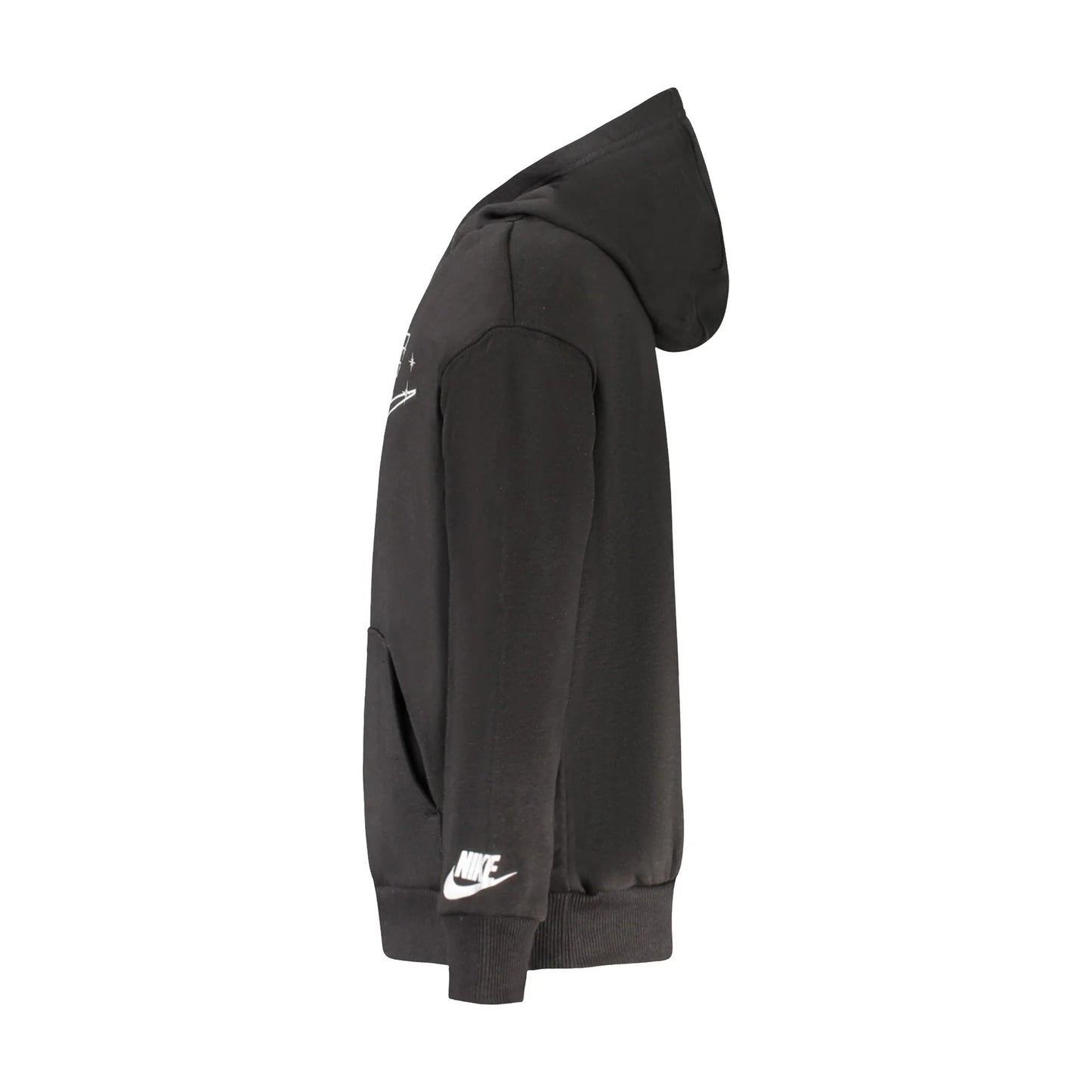 Nike Felpa Maniche Lunghe Unisex Nera Stampa Logo Felpe nero - vista 3