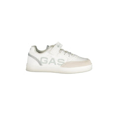 Gas Sneakers Unisex Bianche Stampa Logo