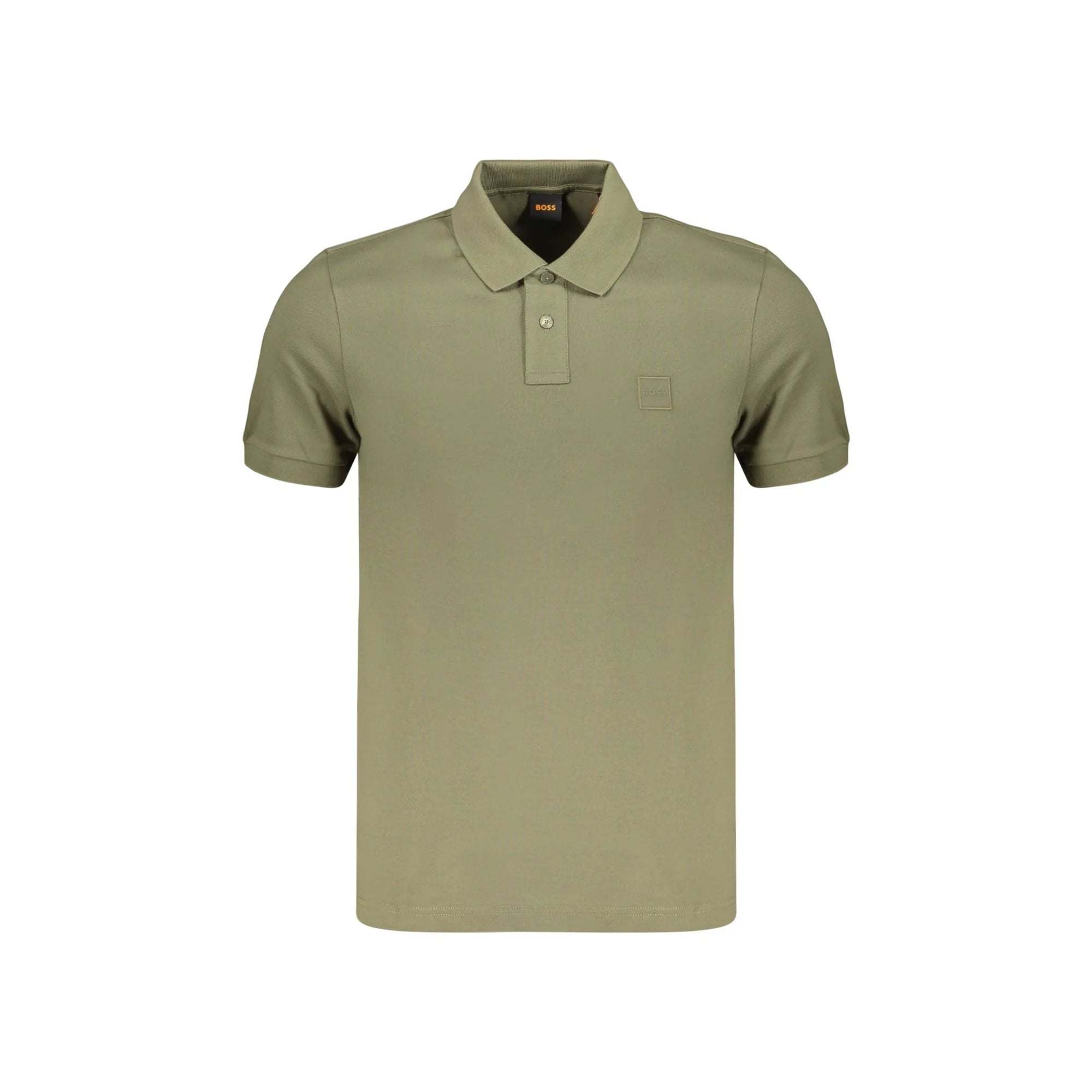 BOSS POLO MANICHE CORTE UOMO VERDE