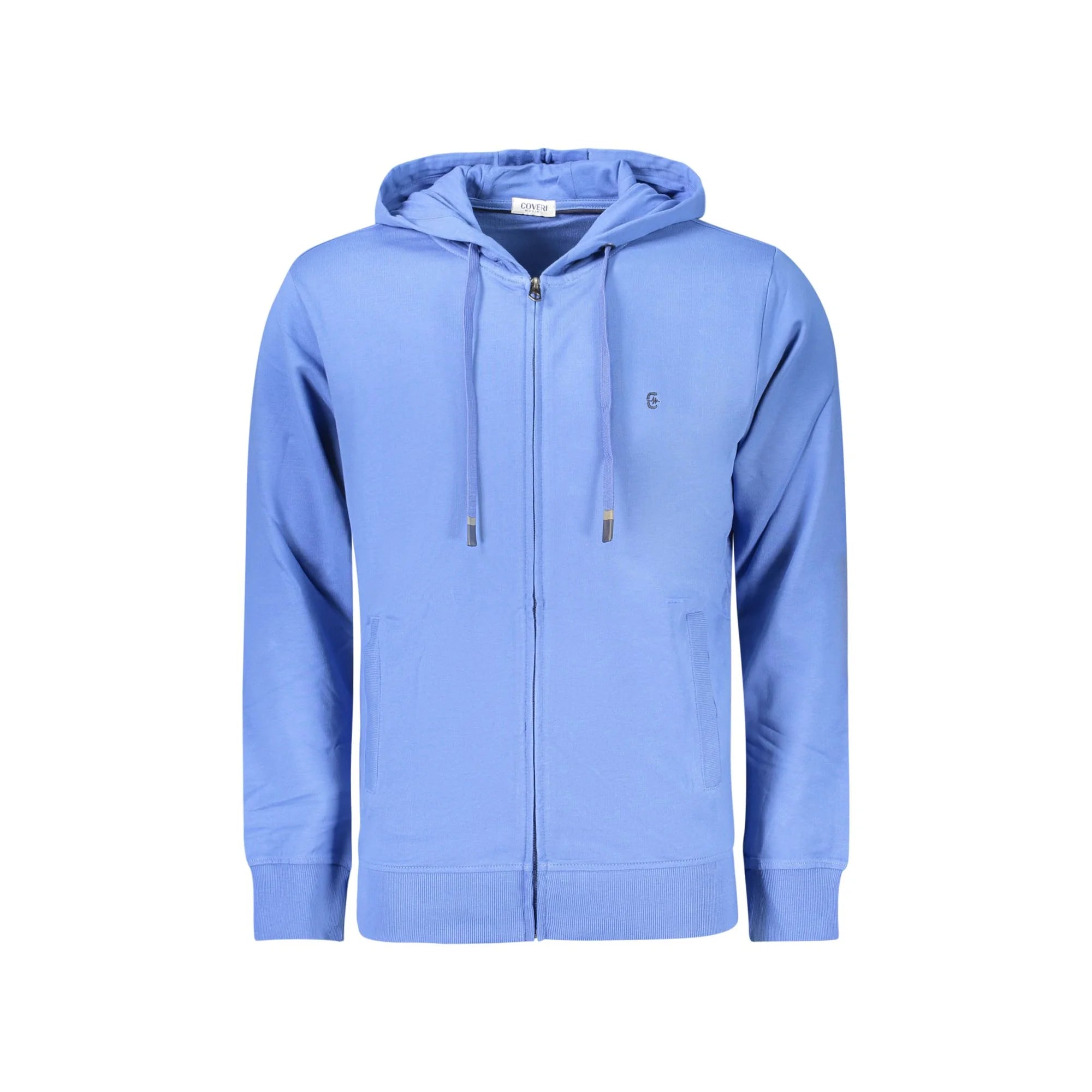 COVERI MOVING FELPA CON ZIP UOMO BLU