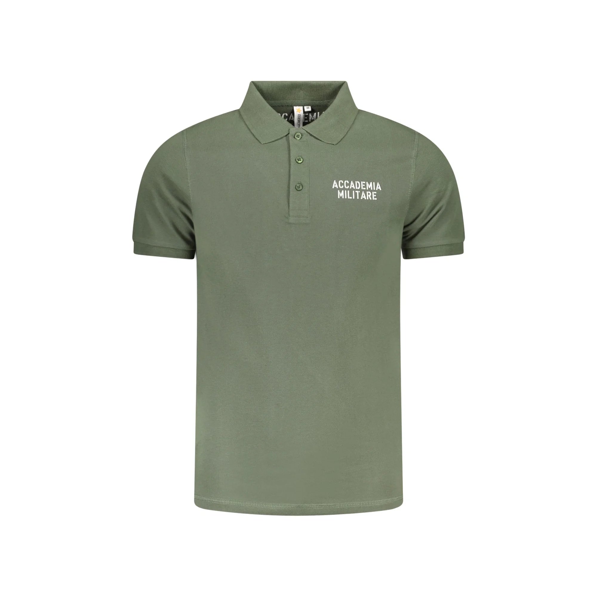 ACCADEMIA MILITARE POLO MANICHE CORTE UOMO VERDE