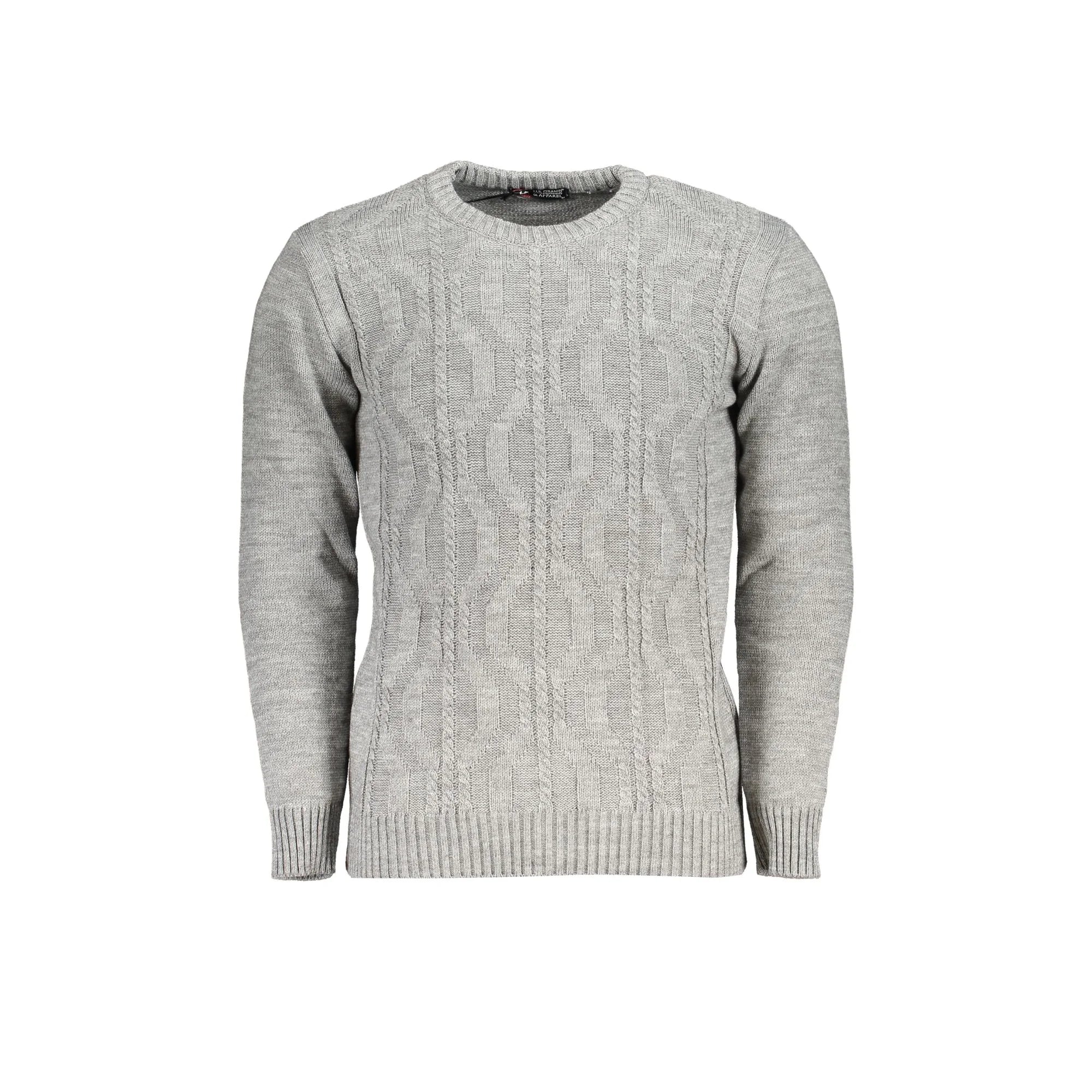 U.S. GRAND POLO MAGLIONE UOMO GRIGIO