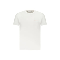 Trussardi T-Shirt Μανίκια Κοντά Ανδρική Λευκή Εκτύπωση Λογότυπο