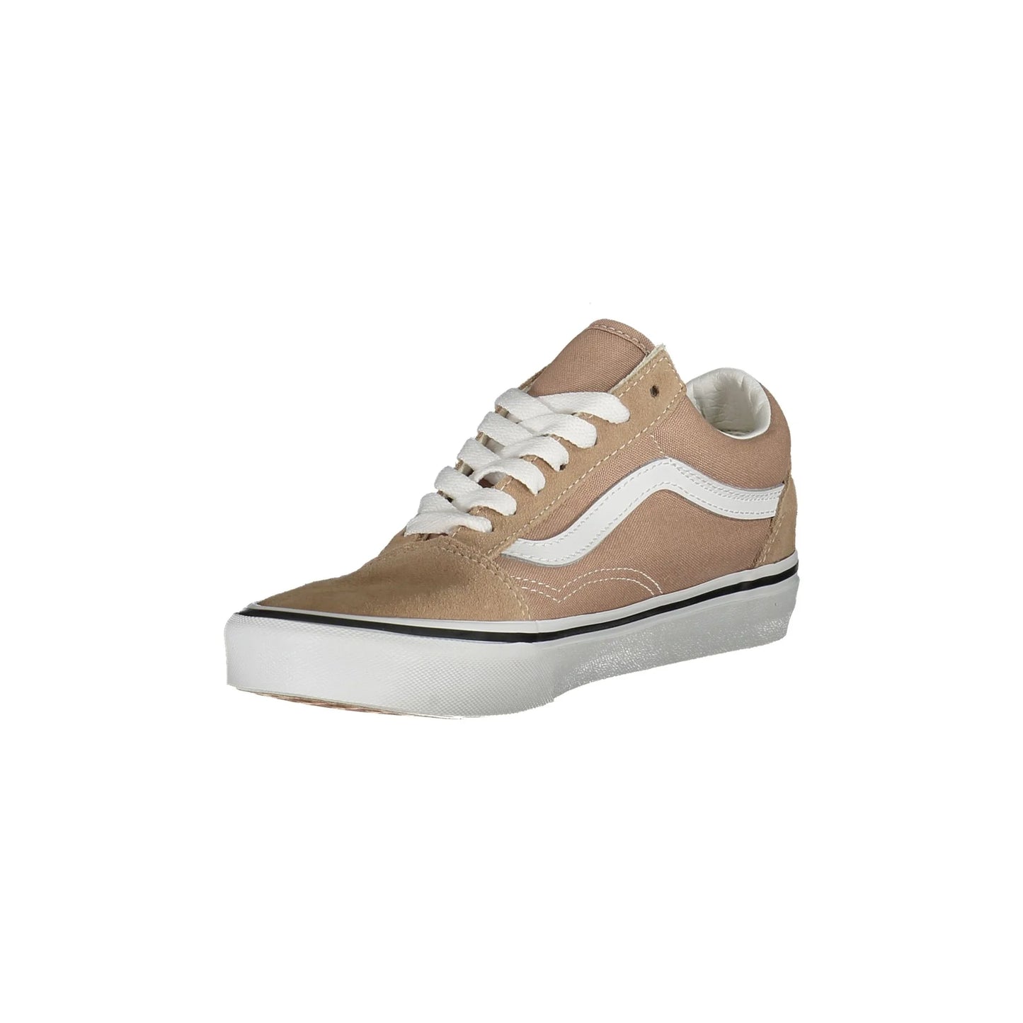 VANS Scarpe Sneakers Donna Beige Old Skool con Dettagli a Contrasto - vista 3