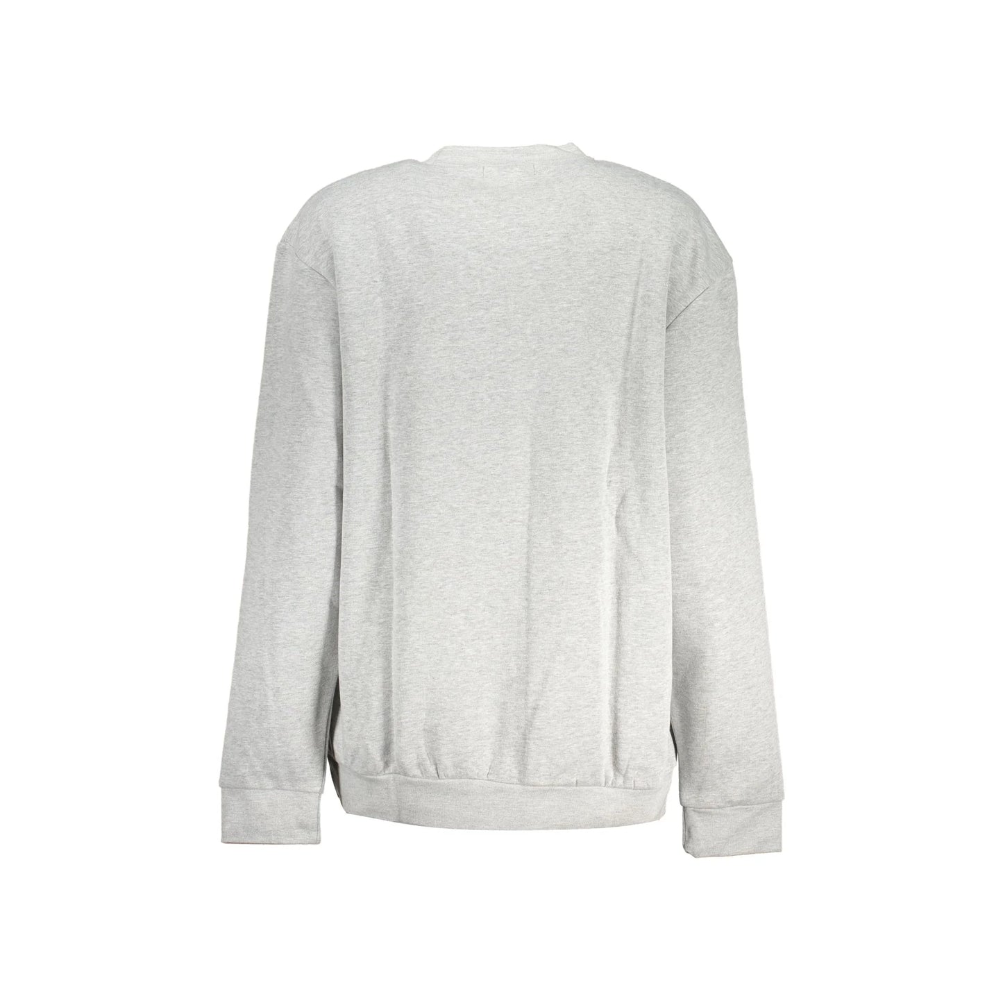 Cavalli Class Felpa Donna Grigia Girocollo con Logo Ricamato Felpe grigio - vista 2