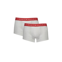 North Sails Boxer Uomo Bianco Logo