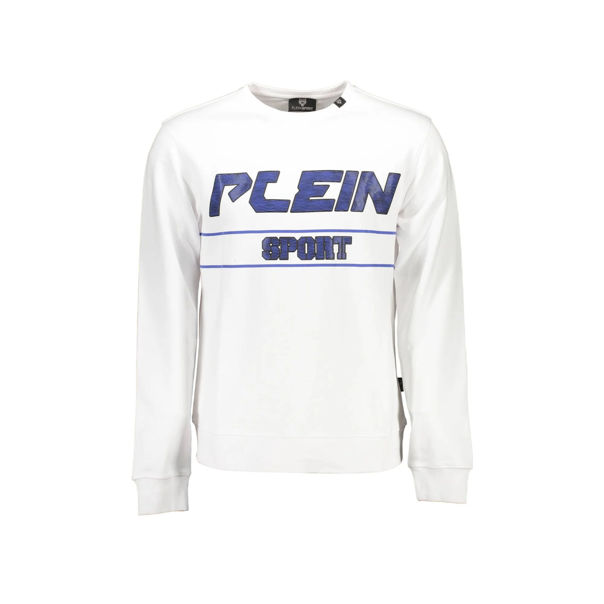 PLEIN SPORT FELPA SENZA ZIP UOMO BIANCO