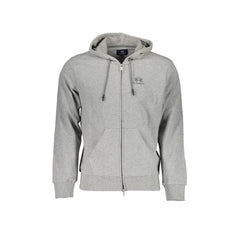 La Martina Felpa Maniche Lunghe Uomo Grigia con Zip