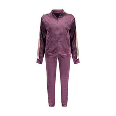 Norway 1963 Felpa Maniche Lunghe Tuta Sportiva Donna Viola Full Zip