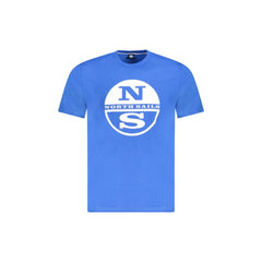 North Sails T-Shirt Maniche Corte Uomo Blu Stampa Logo
