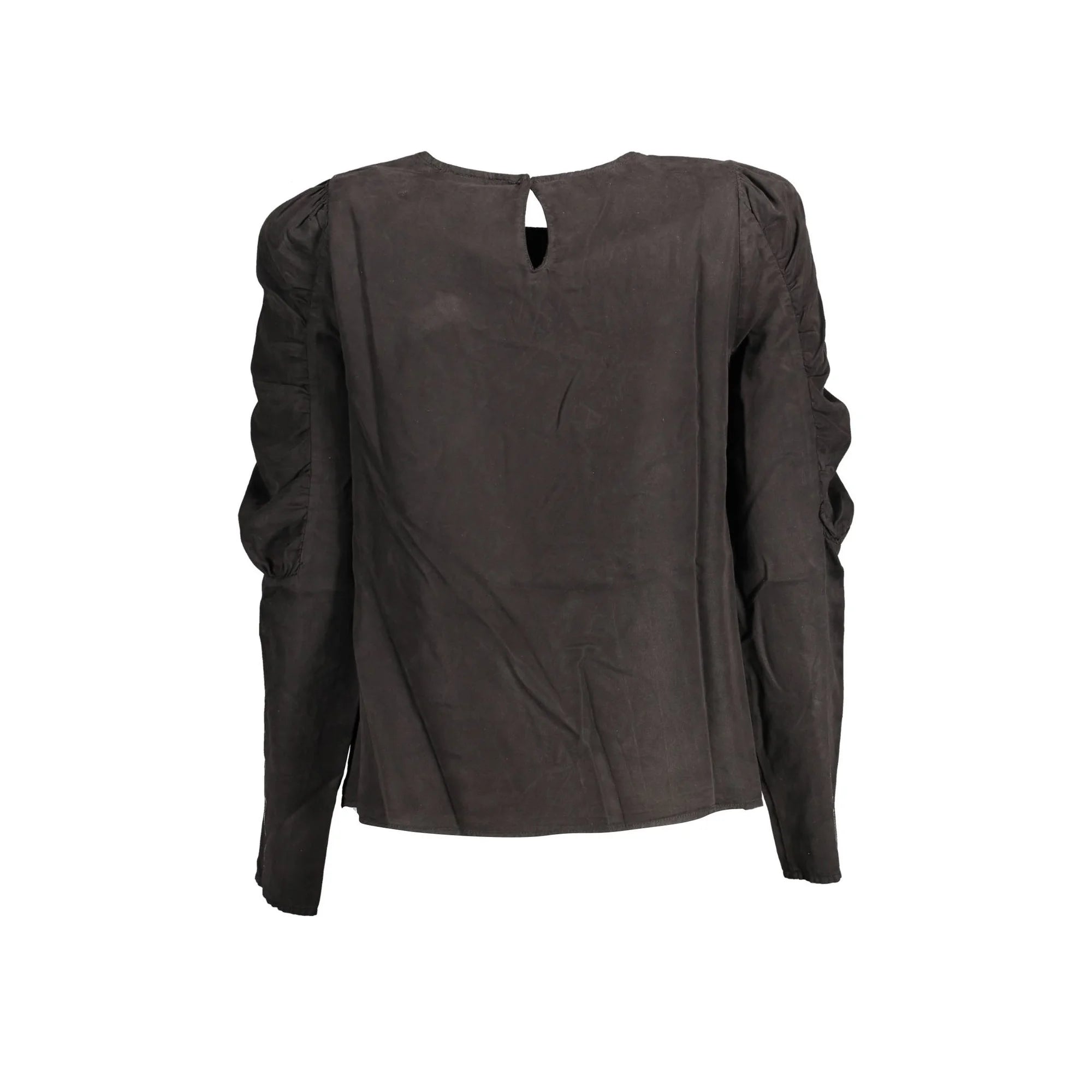 DESIGUAL CAMICIA MANICHE LUNGHE DONNA NERO