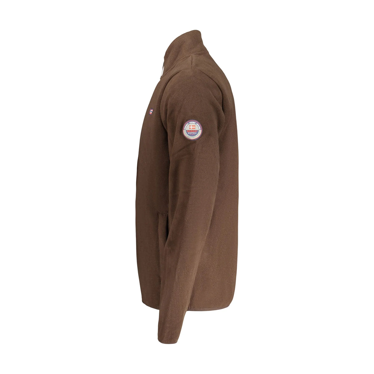 NORWAY 1963 FELPA CON ZIP UOMO MARRONE