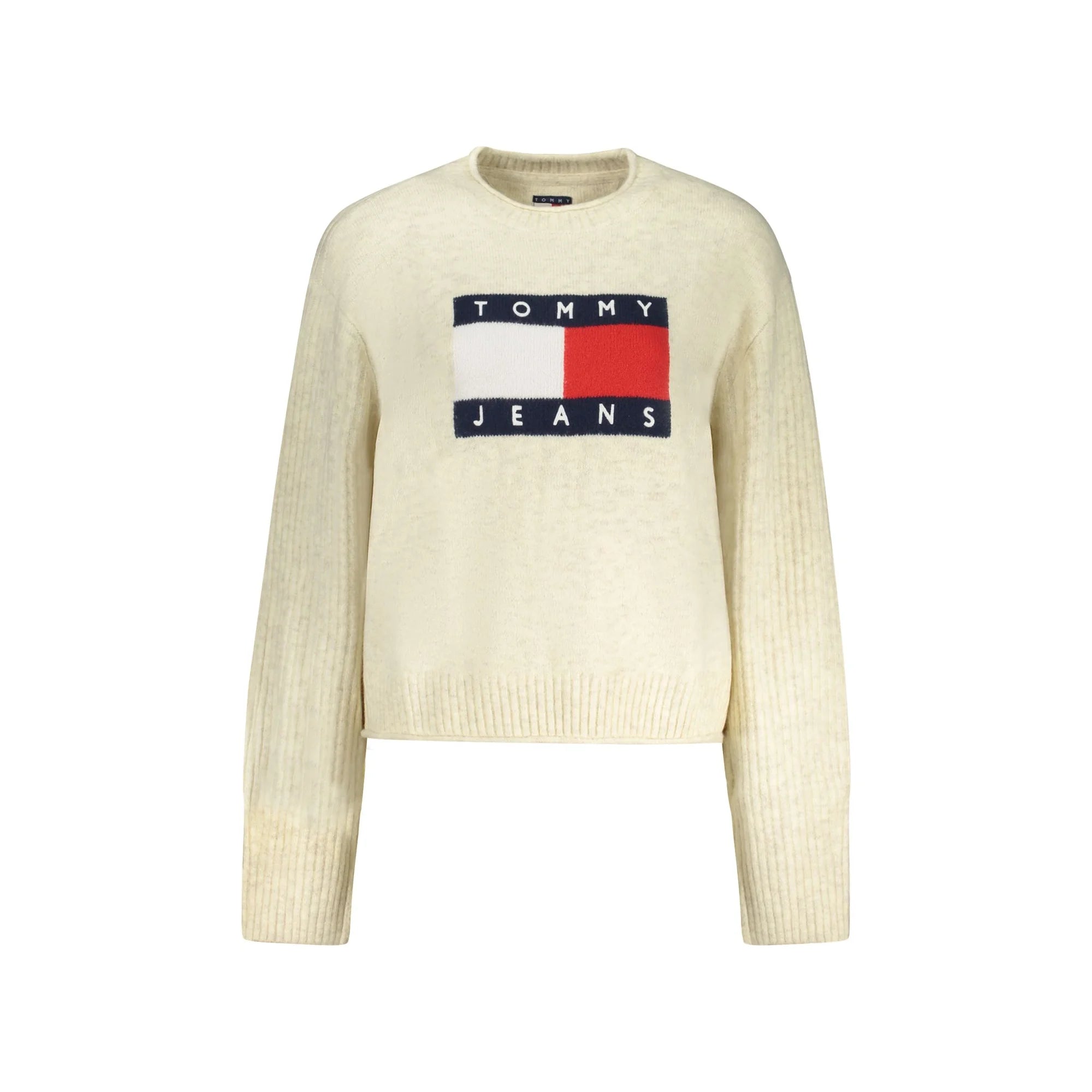 Tommy Hilfiger Maglione Donna Beige Ricamo Maglie - foto prodotto