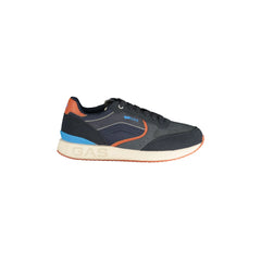 Gas Sneakers Uomo Blu Stampa Logo