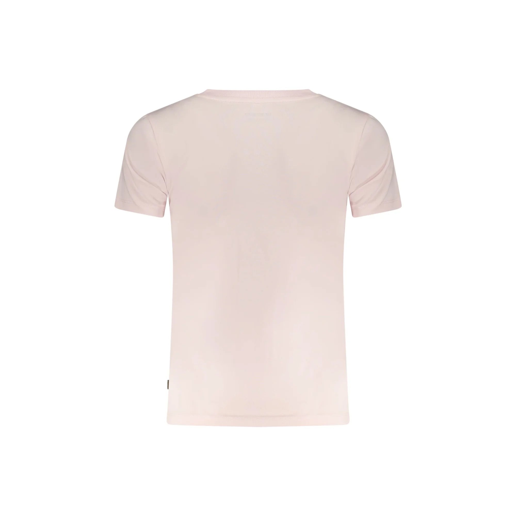 GUESS JEANS T-SHIRT MANICHE CORTE DONNA ROSA
