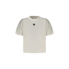 Guess Jeans T-Shirt Maniche Corte Unisex Bianca Logo
