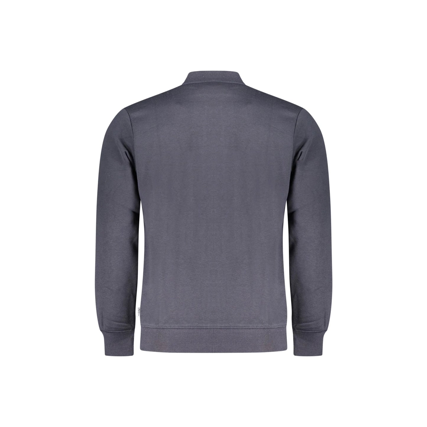 Pepe Jeans Felpa Uomo Blu Zip Felpata Sustainable Logo Felpe - vista 2