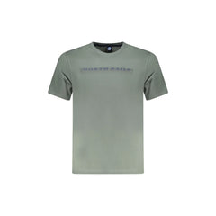 North Sails T-Shirt Maniche Corte Uomo Verde Stampa Logo