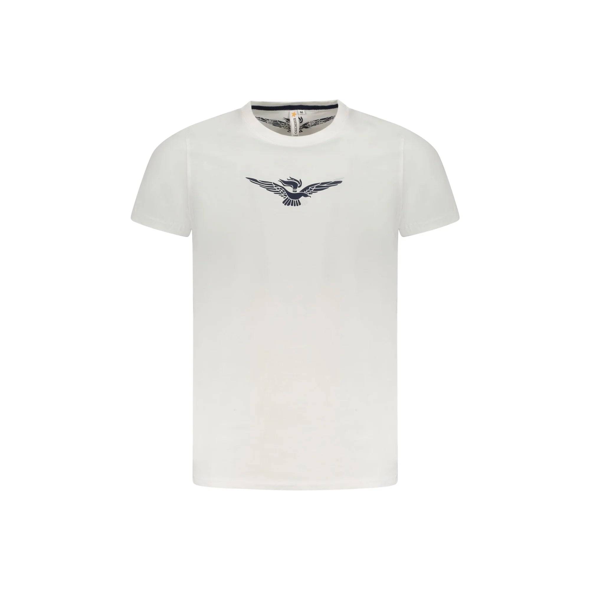 Accademia Militare T-Shirt Maniche Corte Uomo Bianca Stampa Bianco - foto prodotto