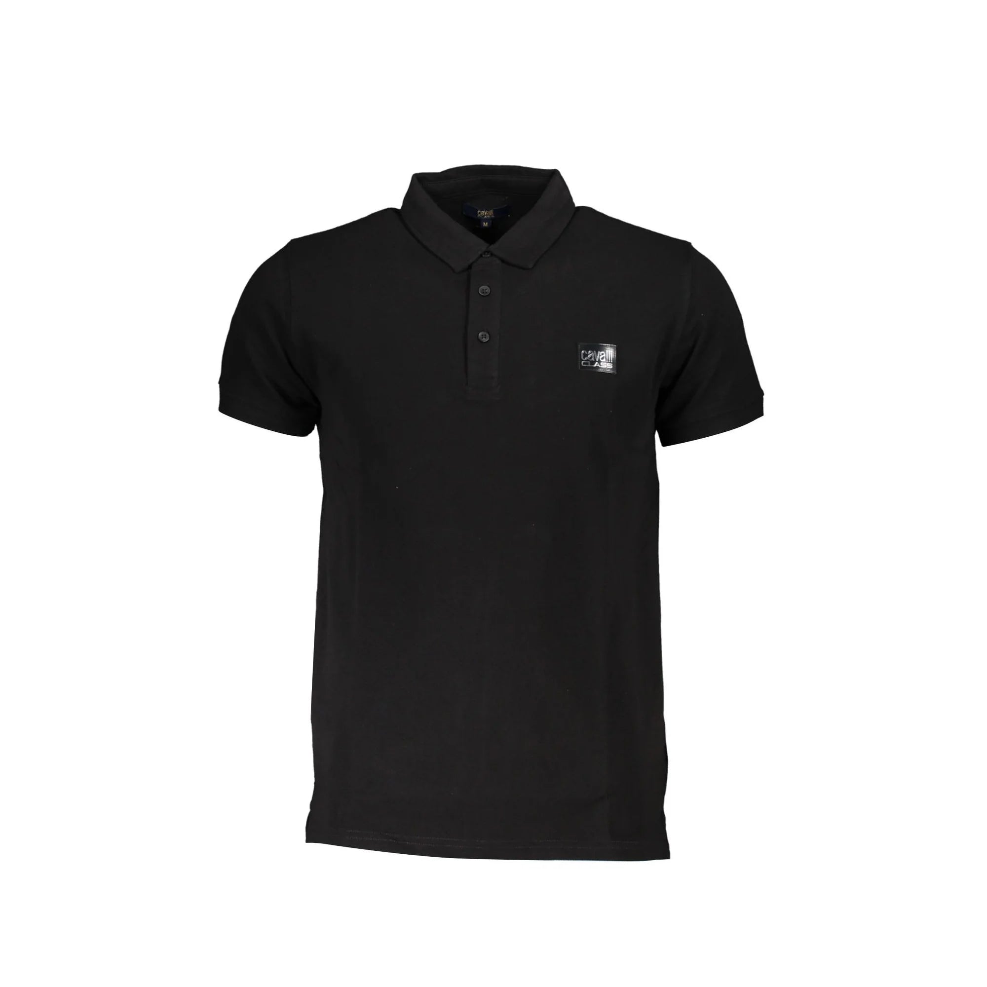 CAVALLI CLASS POLO MANICHE CORTE UOMO NERO