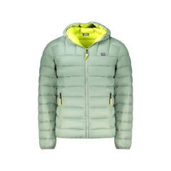 Norway 1963 Giubbotto Maniche Lunghe Uomo Verde Dettagli a Contrasto